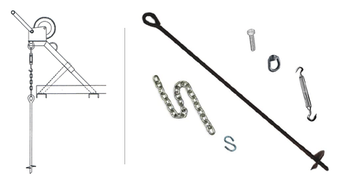 Roll-n-Go Ground Anchor Kit Roll-n-Go Ground Anchor Kit